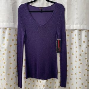 NWT Sparkly Purple Top